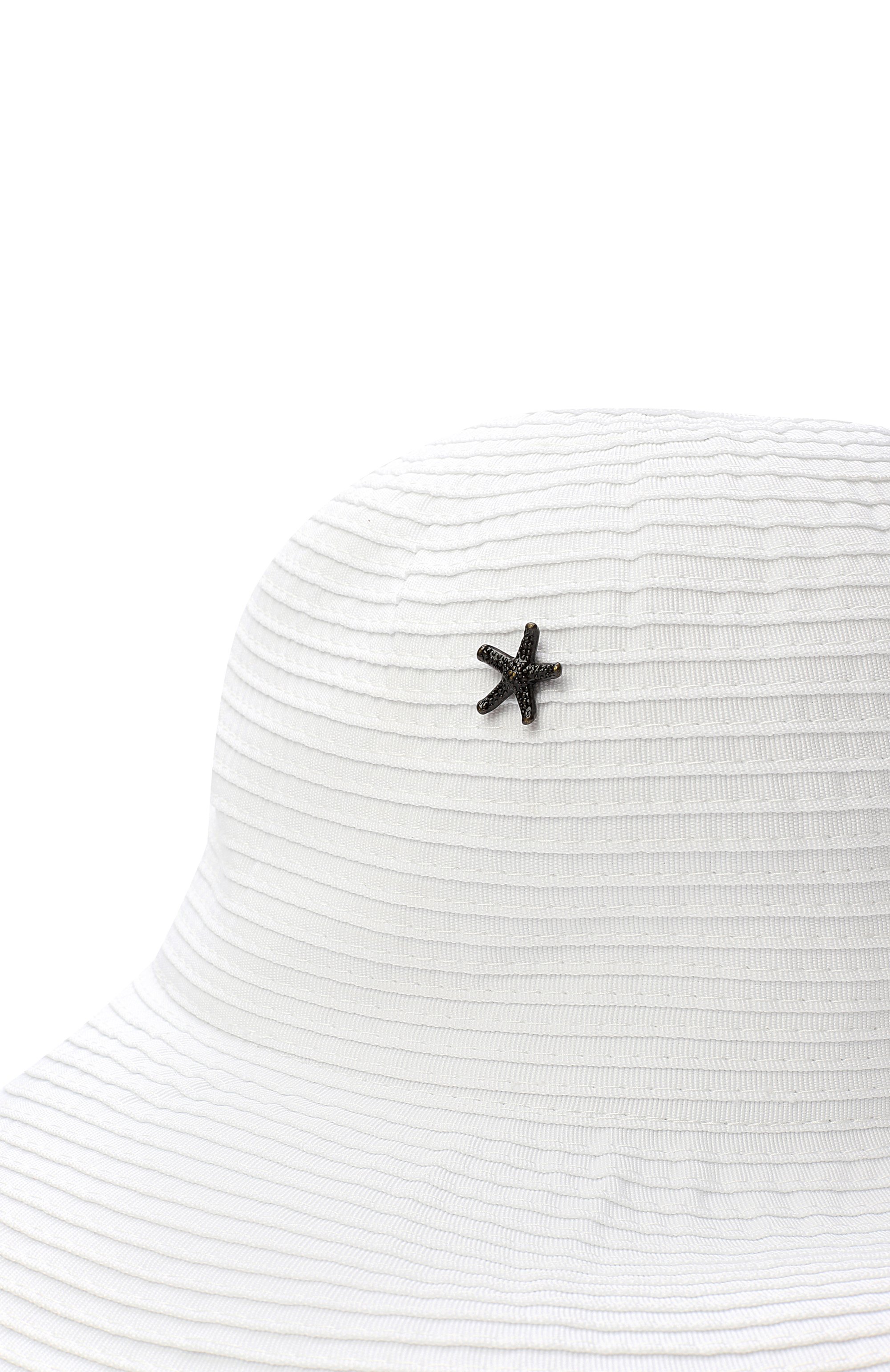 Шляпа SHAN белого цвета по цене 31160 руб., арт. 0550-07, фото 3 Шляпа SHAN, арт. 0550-07, фото 3