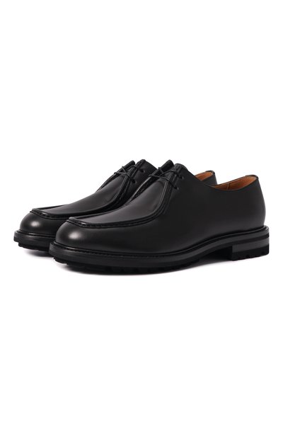Мужские кожаные ботинки KITON, арт. USSA460N01493