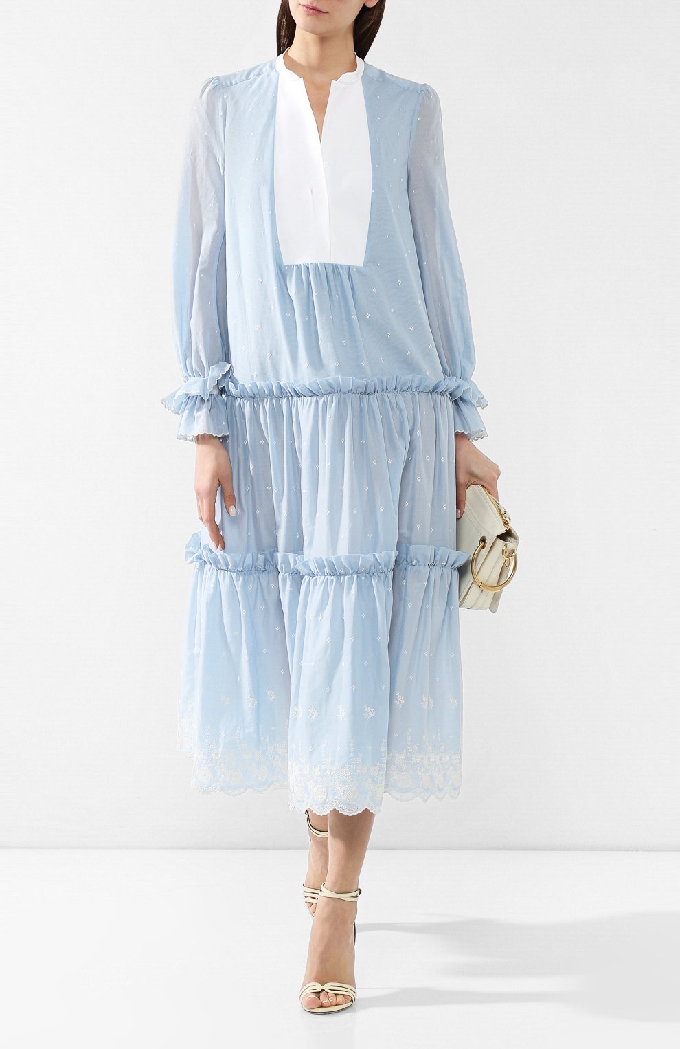 Хлопковое платье ULYANA SERGEENKO, арт. ABM001SS19P, фото 2