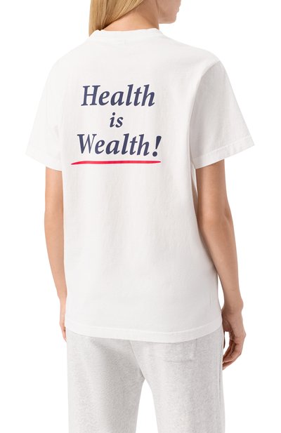 Хлопковая футболка SPORTY AND RICH, арт. T0043602006WH01, фото 4