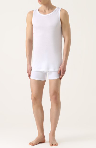 Хлоп ковая майка с круглым вырезом PEROFIL, арт. 21101, фото 2