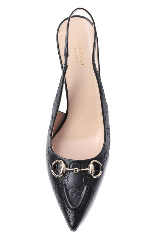 Кожаные туфли Horsebit Gucci 792065/AAEGJ Чёрный  792065/AAEGJ Фото 6