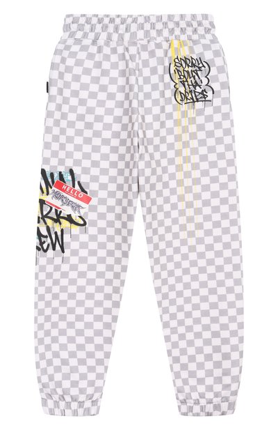 Хлопковые джоггеры SPRAYGROUND, арт. SPY1221E/SHARKS IN THE RIZZ BAGGY PANTS, фото 2