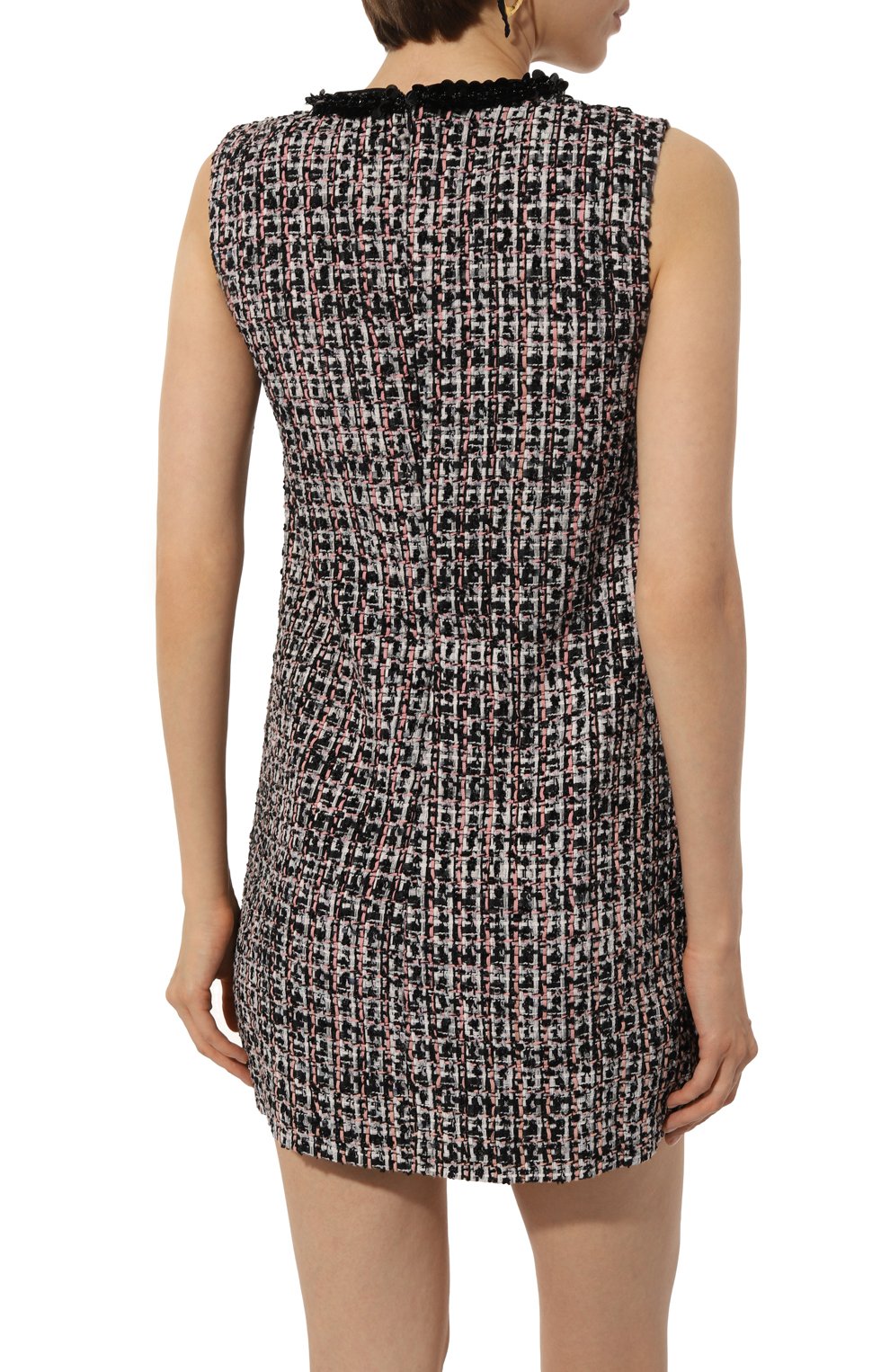 Твидовое платье SELF-PORTRAIT, арт. PF24-173S-B, фото 4