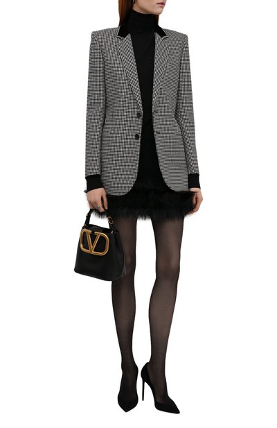 Юбка SAINT LAURENT черного цвета по цене 115500 руб., арт. 679188/Y7D30, фото 2 Юбка SAINT LAURENT, арт. 679188/Y7D30, фото 2