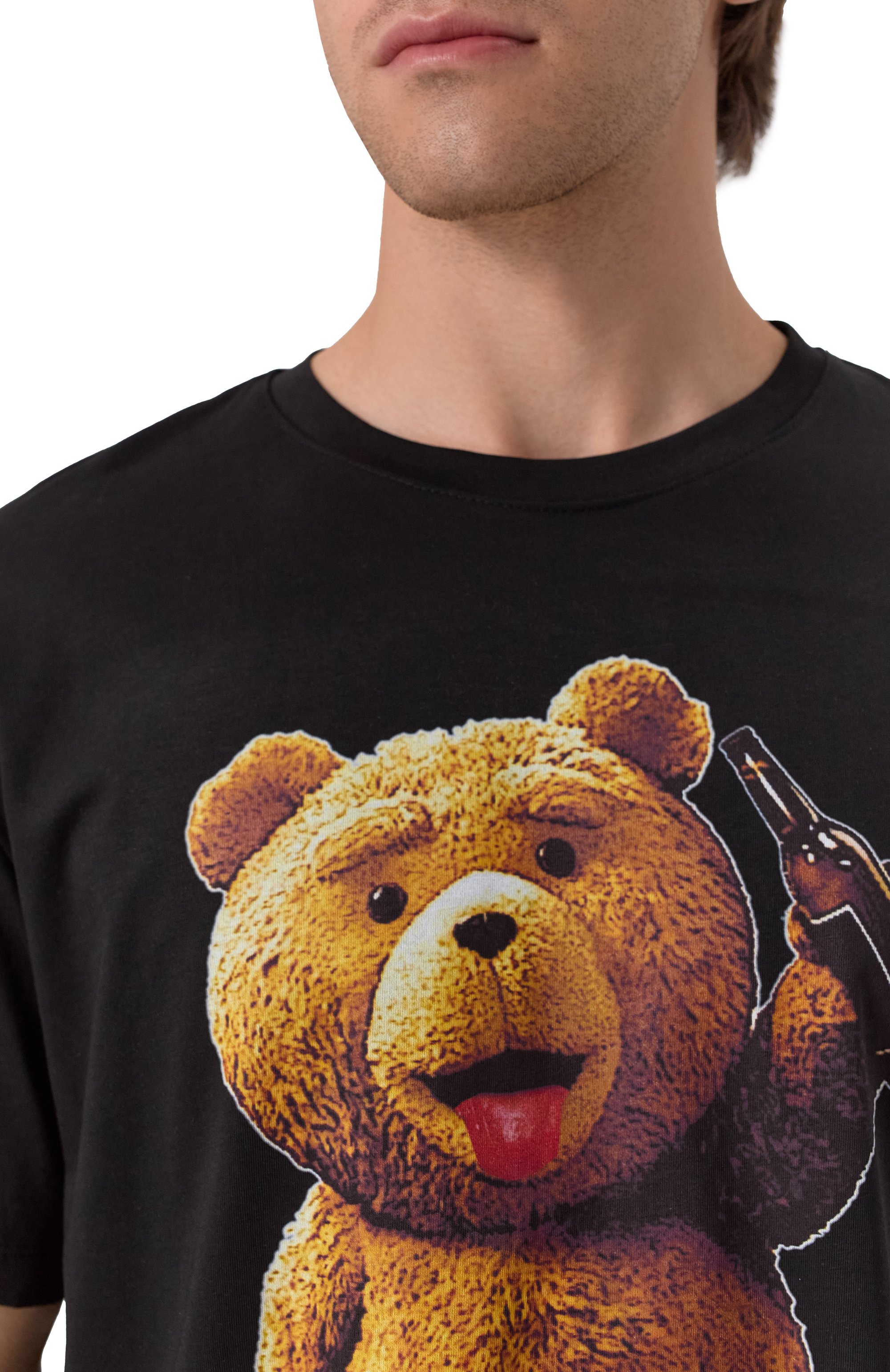 Хлопковая футболка BISIBIGLIO черного цвета по цене 12800 руб., арт. SEG TEDDY CENS, фото 5 Хлопковая футболка BISIBIGLIO, арт. SEG TEDDY CENS, фото 5