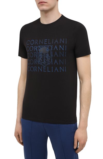 Хлопковая футболка CORNELIANI, арт. 87G577-1125040/00, фото 3