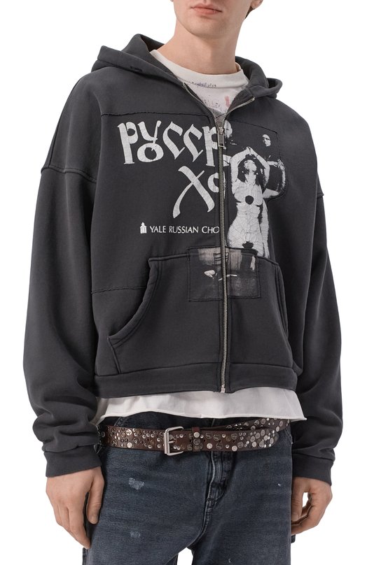 Хлопковая толстовка Enfants Riches Deprimes 020-493/C0TT0N Чёрный  020-493/C0TT0N Фото 3