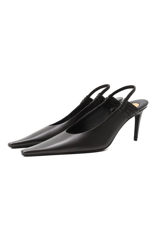 Кожаные туфли Anne-Marie 75 Saint Laurent 841183/AADF1 Чёрный 841183/AADF1
