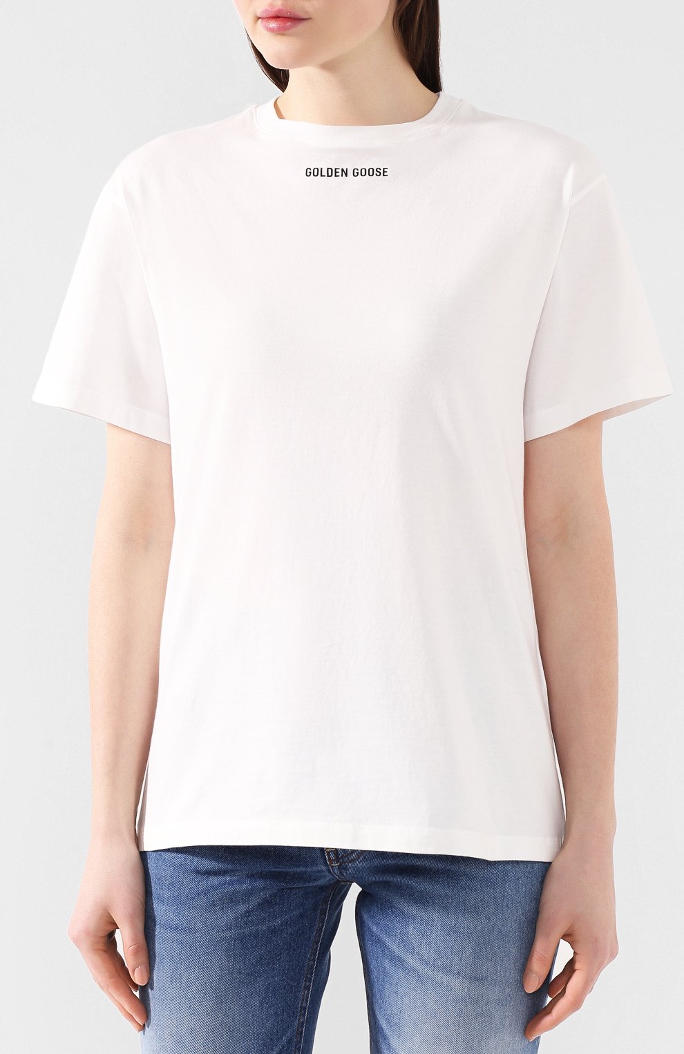 Хлопковая футболка GOLDEN GOOSE DELUXE BRAND, арт. G36WP024.C1, фото 3