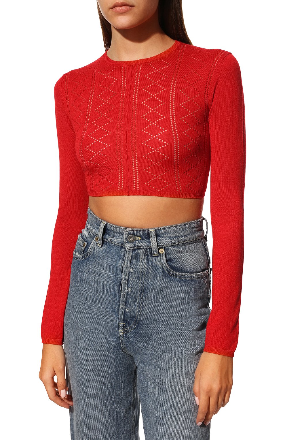 Пуловер из кашемира и шелка MIU MIU, арт. MML568-10Q4-F0011, фото 3