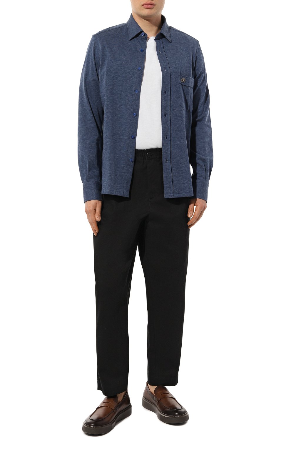 Рубашка из хлопка и кашемира STEFANO RICCI, арт. CJ007115/TE2603, фото 2