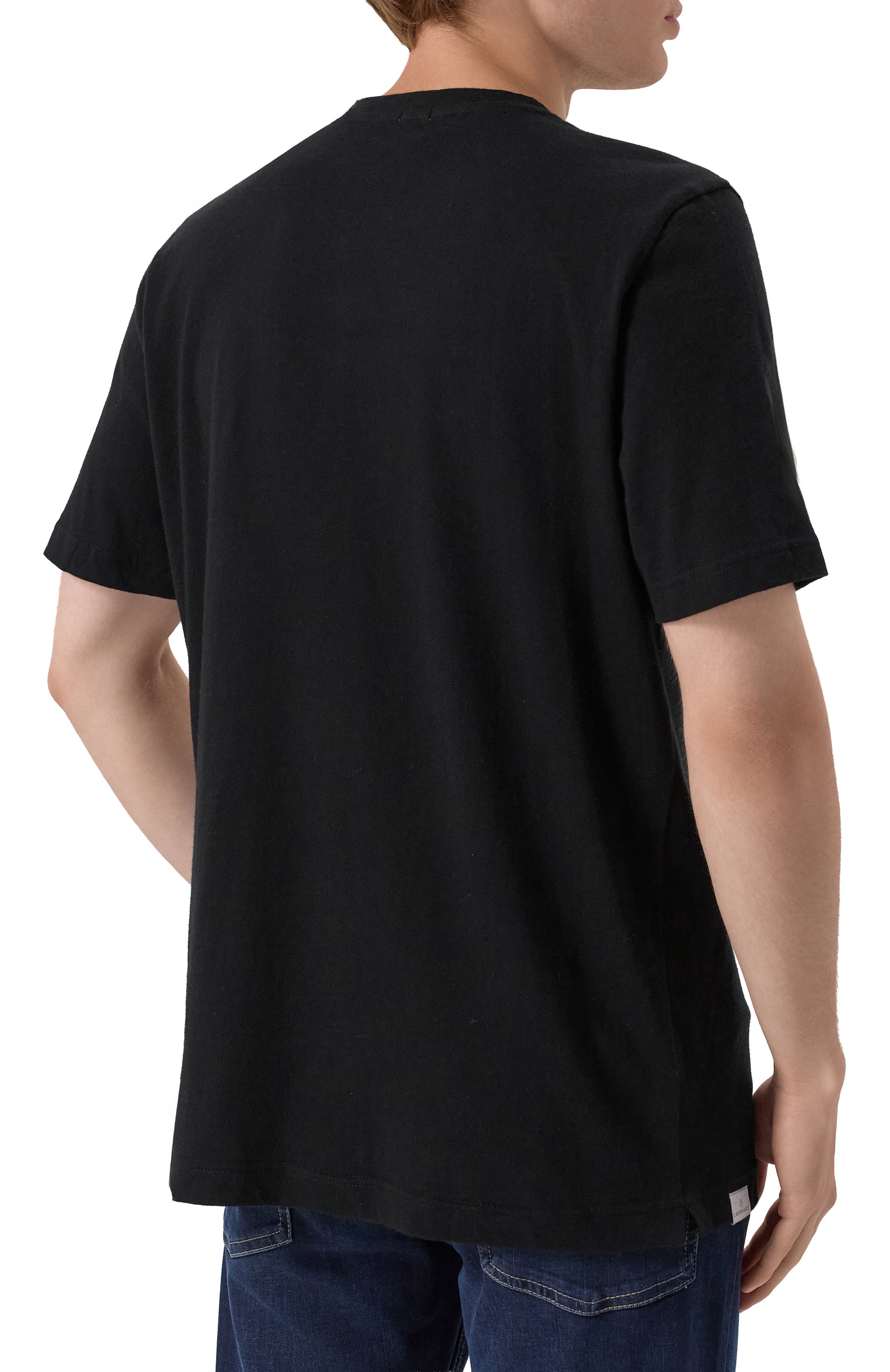 Футболка из хлопка и кашемира CAPOBIANCO, арт. 19M660.WS00., фото 4