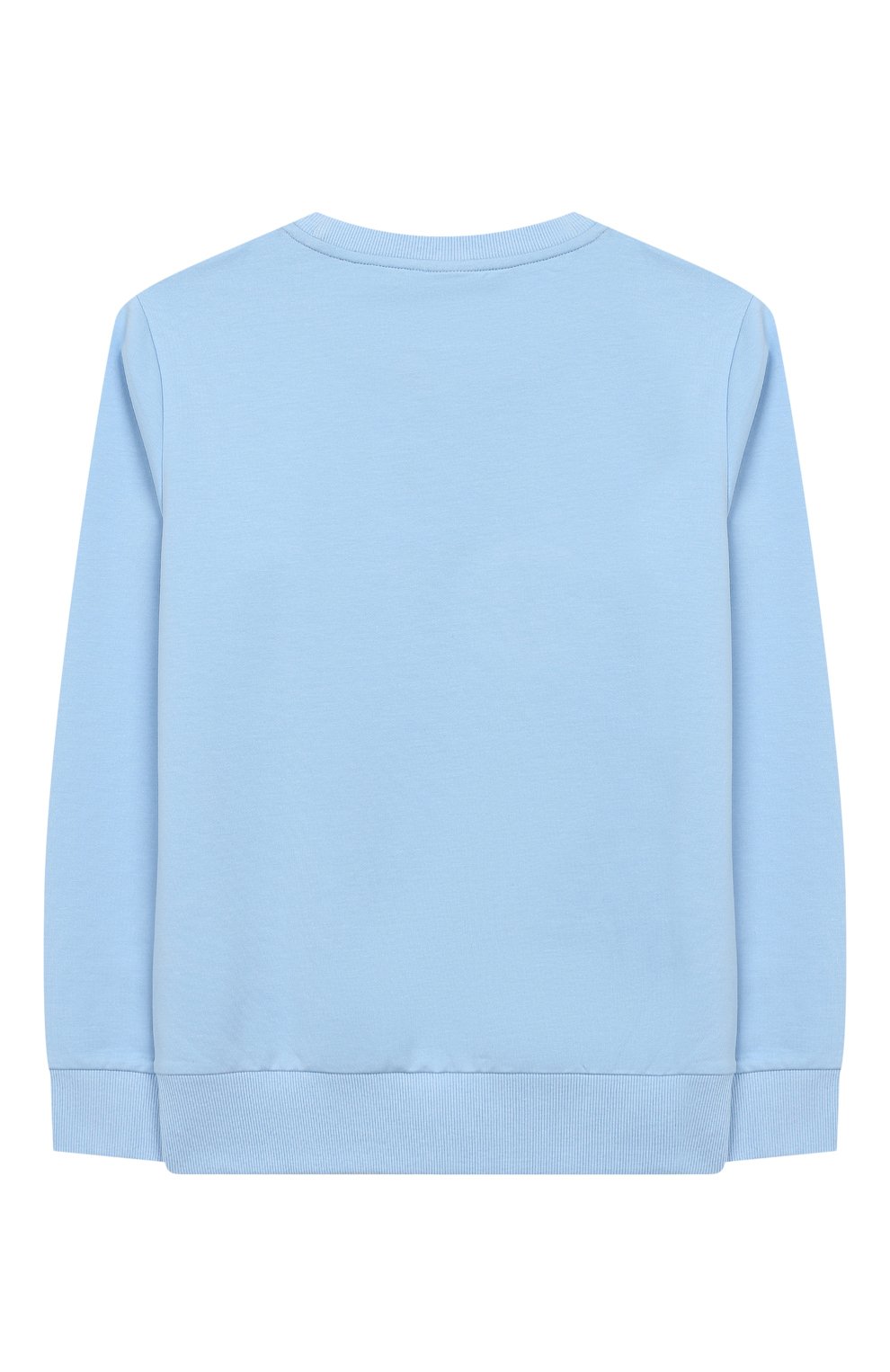 Хлопковый свитшот MONTA JR голубого цвета по цене 5995 руб., арт. CARSIAN SWEAT, фото 2 Хлопковый свитшот MONTA JR, арт. CARSIAN SWEAT, фото 2