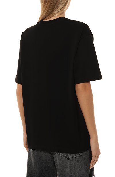 Хлопковая футболка COMME DES FUCKDOWN черного цвета по цене 6150 руб., арт. CFABW01182, фото 4 Хлопковая футболка COMME DES FUCKDOWN, арт. CFABW01182, фото 4