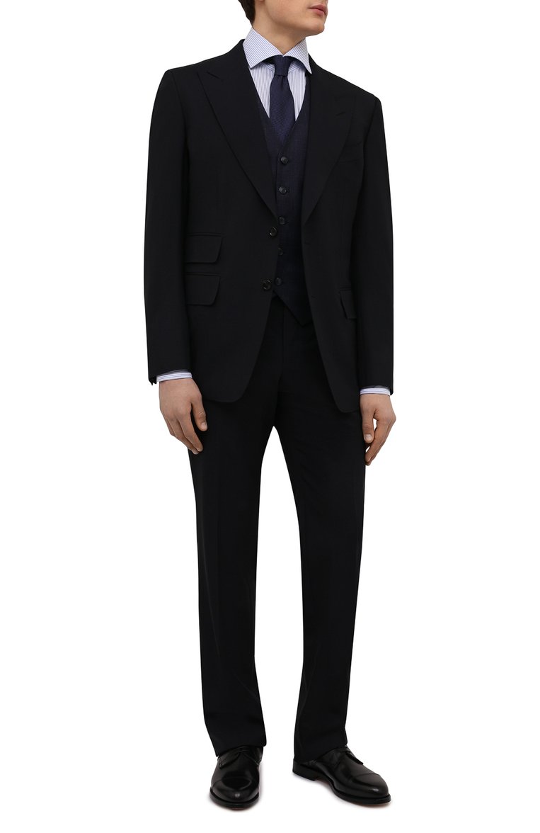Жилет из шерсти и шелка GIORGIO ARMANI, арт. 8WGGK008/T01JD, фото 2