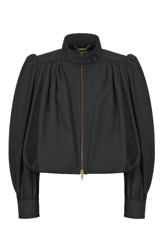 Хлопковая куртка Chloé CH26SVE20140 Чёрный CH26SVE20140