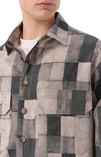 Рубашка изо льна и хлопка WHITE SAND, арт. 26SU20/296, фото 5