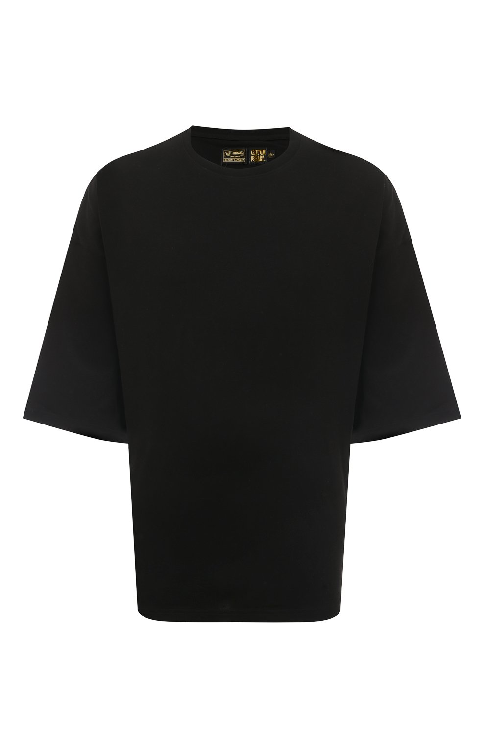 Хлопковая футболка TEE LIBRARY, арт. TCL0-006-BK, фото 1