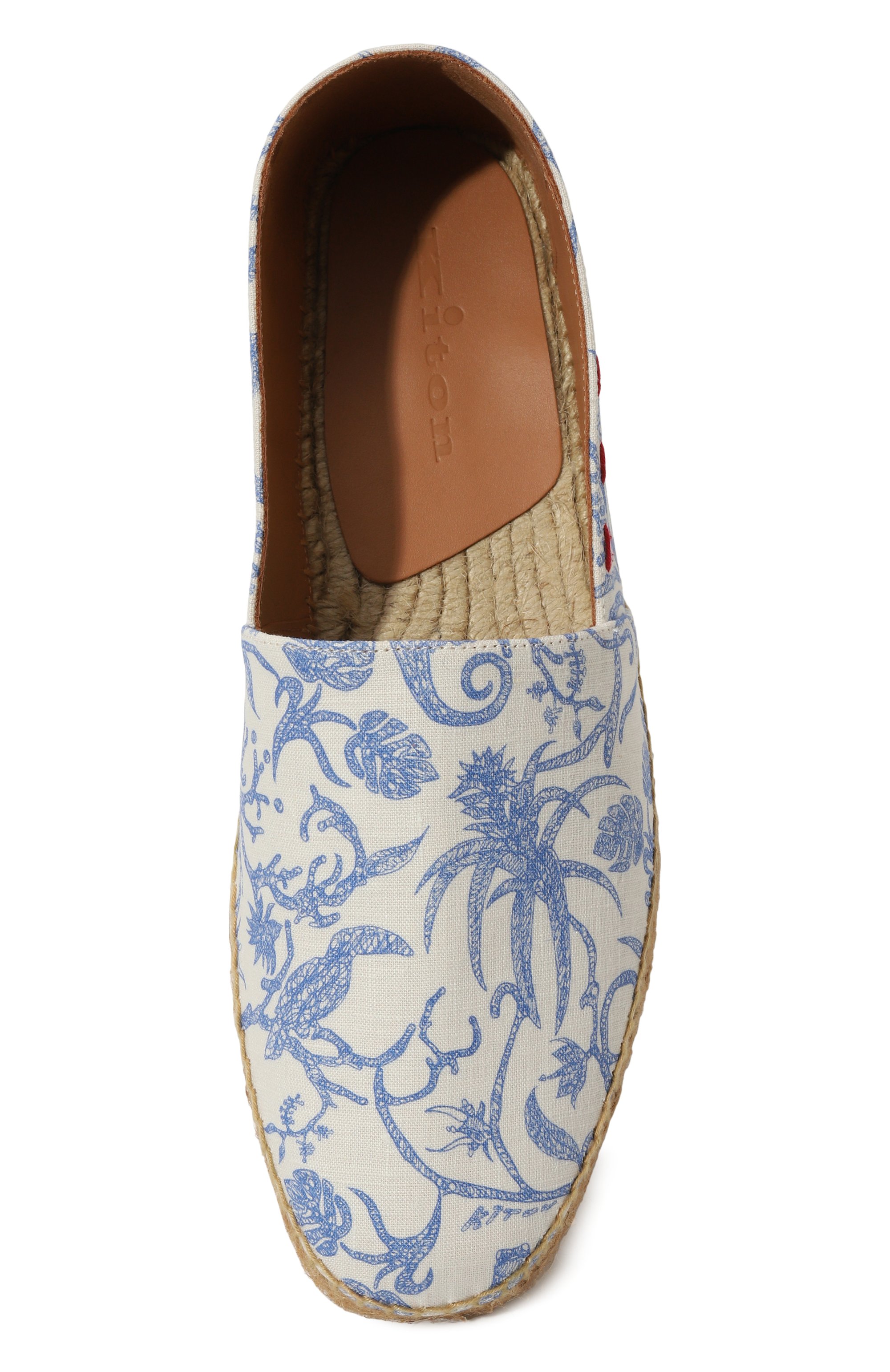 Текстильные эспадрильи KITON, арт. USSA070N01054, фото 6