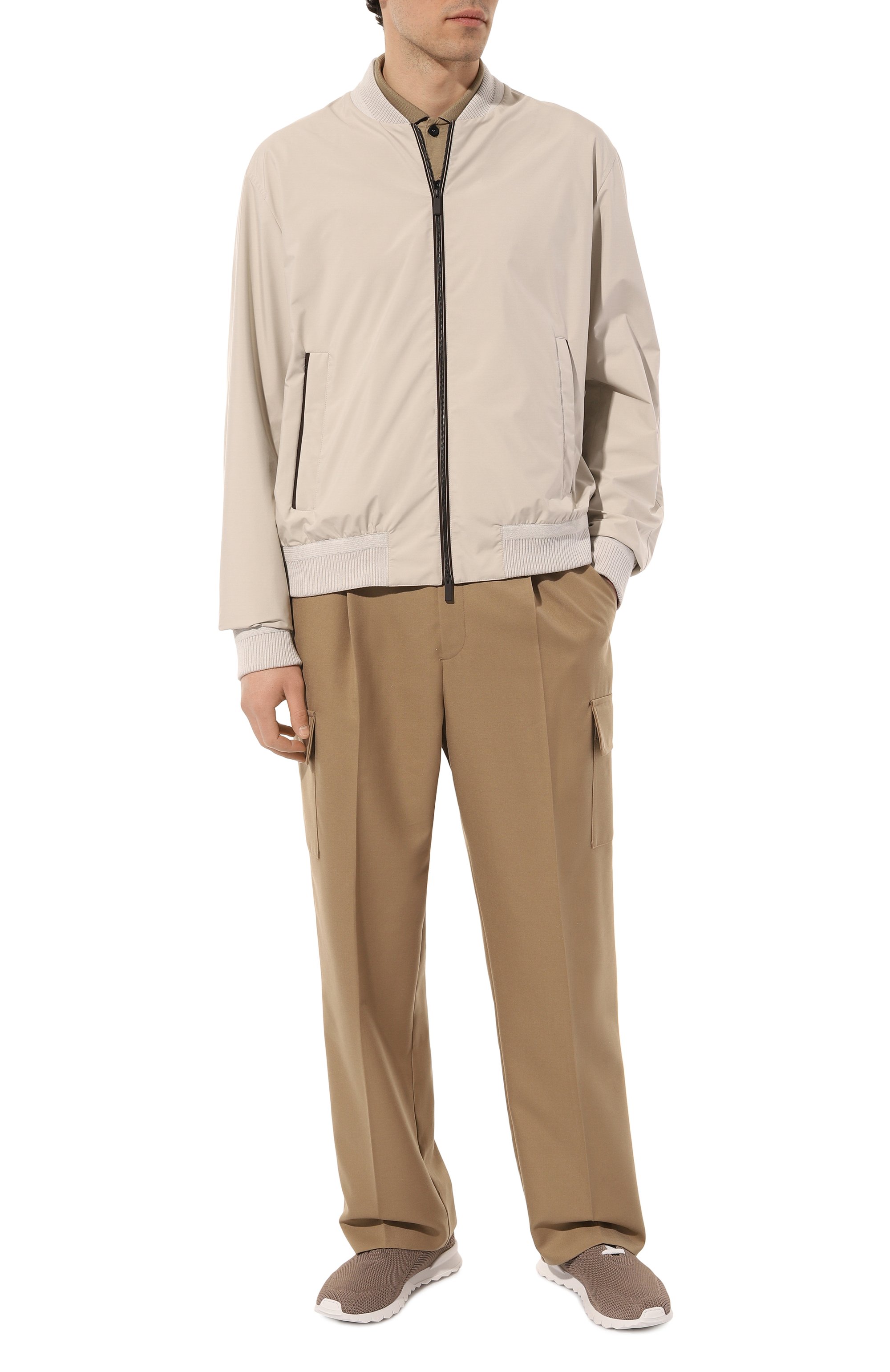 Текстильные кроссовки KITON, арт. USSFITSN0080935, фото 2