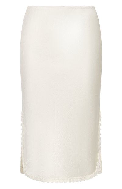 Женская юбка YUZEFI, арт. JUSTINE ACETATE CR0CHET SKIRT/SATEEN