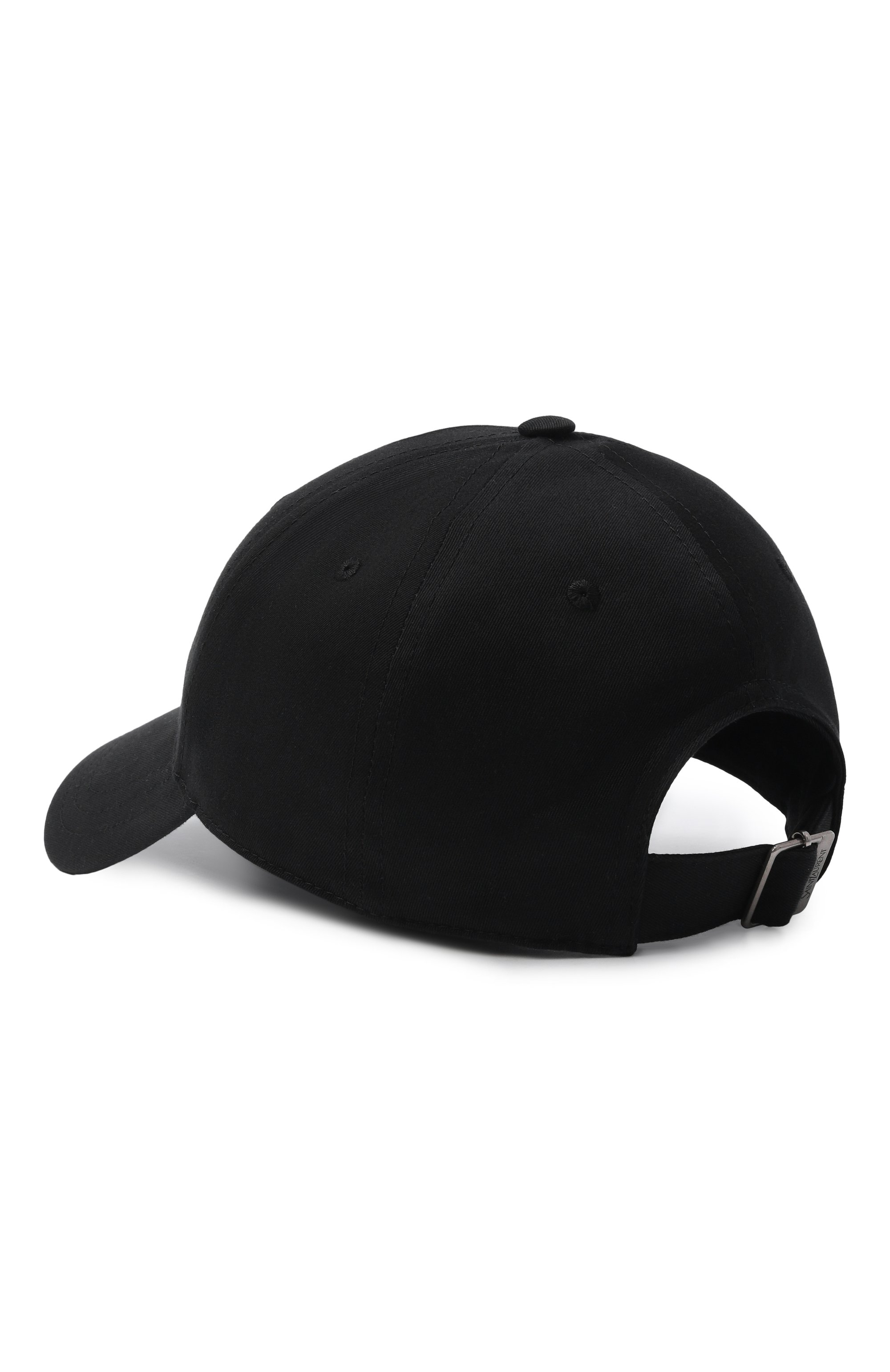Хлопковая бейсболка SAINT LAURENT черного цвета по цене 71550 руб., арт. 816871/3YR57, фото 2 Хлопковая бейсболка SAINT LAURENT, арт. 816871/3YR57, фото 2