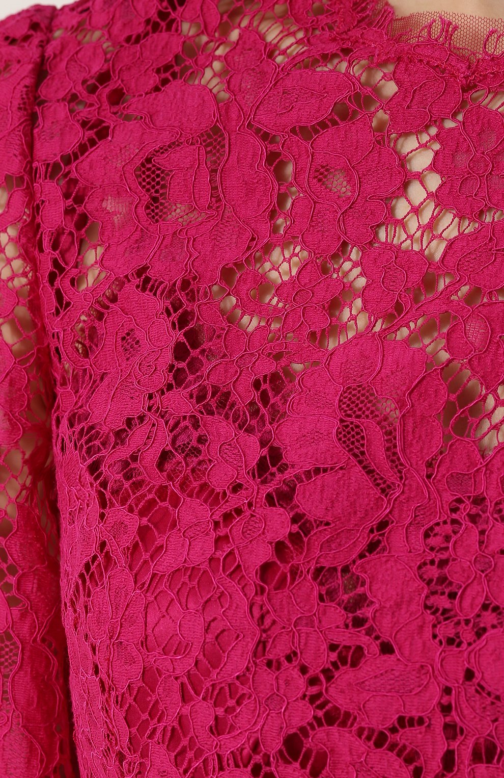 Приталенное кружевное платье-миди DOLCE & GABBANA, арт. F67Z2T/HLMII, фото 5