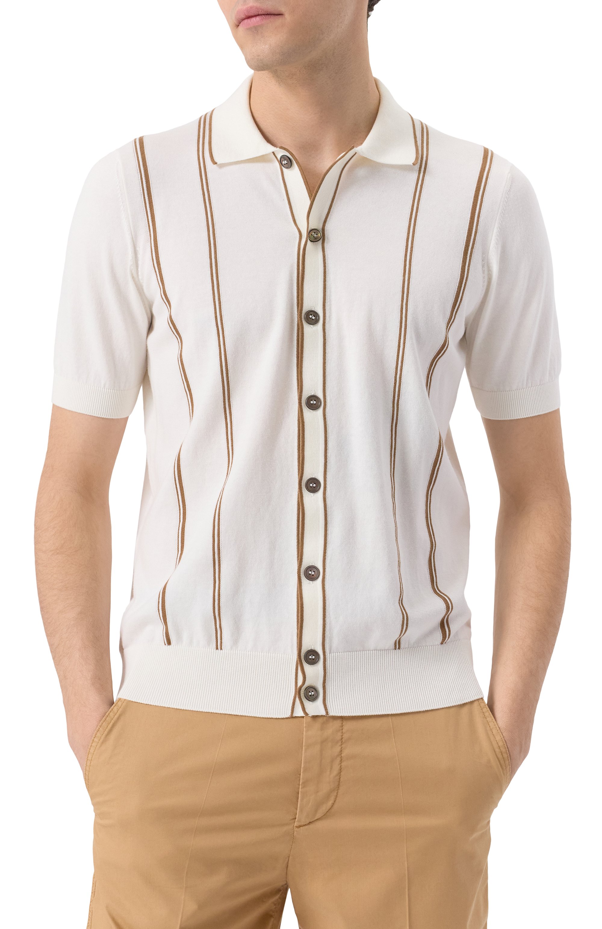 Хлопковая рубашка GRAN SASSO, арт. 59135/18041, фото 3