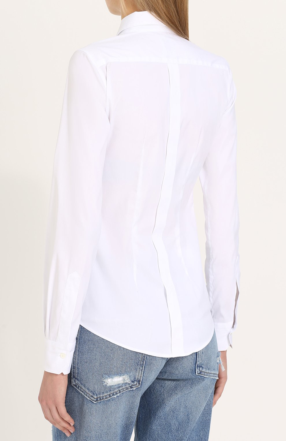 Хлопковая рубашка SARA ROKA белого цвета по цене 26750 руб., арт. M0NICA/FW17-01, фото 4 Хлопковая рубашка SARA ROKA, арт. M0NICA/FW17-01, фото 4