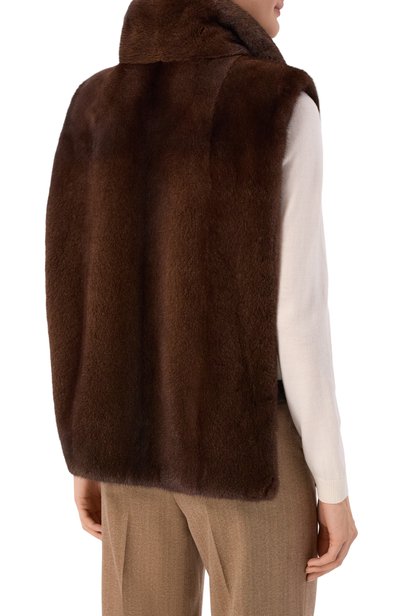 Жилет из норки MVST, арт. M012/MINK BROWN, фото 4