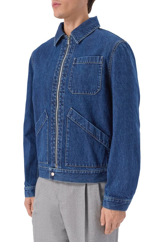 Джинсовая куртка Brunello Cucinelli M241P6912 Синий  M241P6912 Фото 3