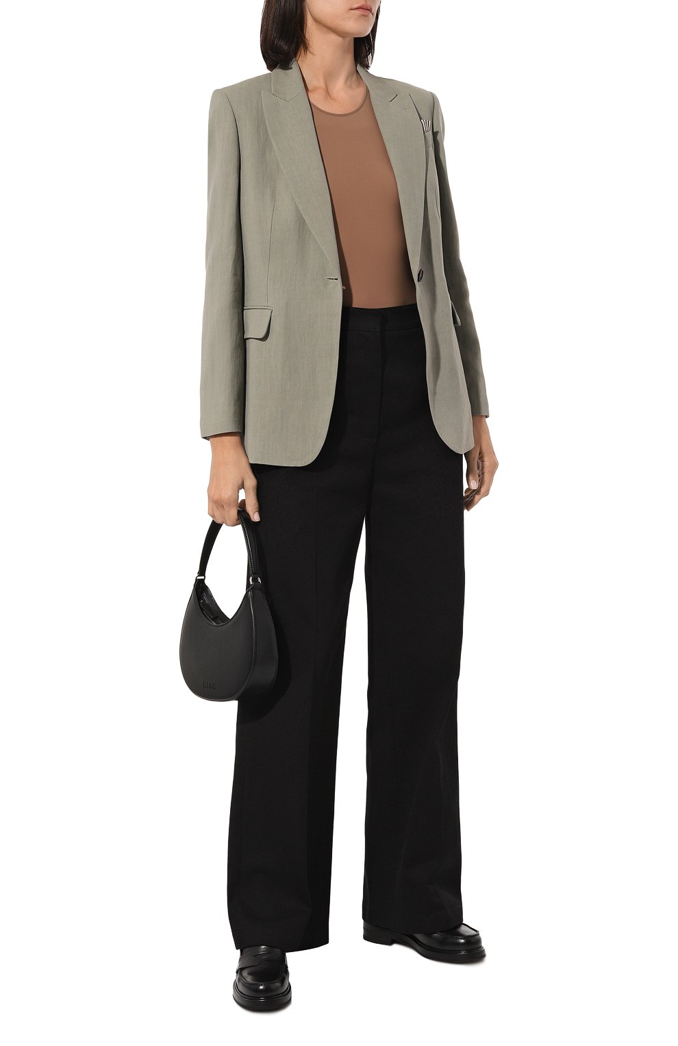 Жакет из вискозы и льна BRUNELLO CUCINELLI, арт. MH1262333, фото 2