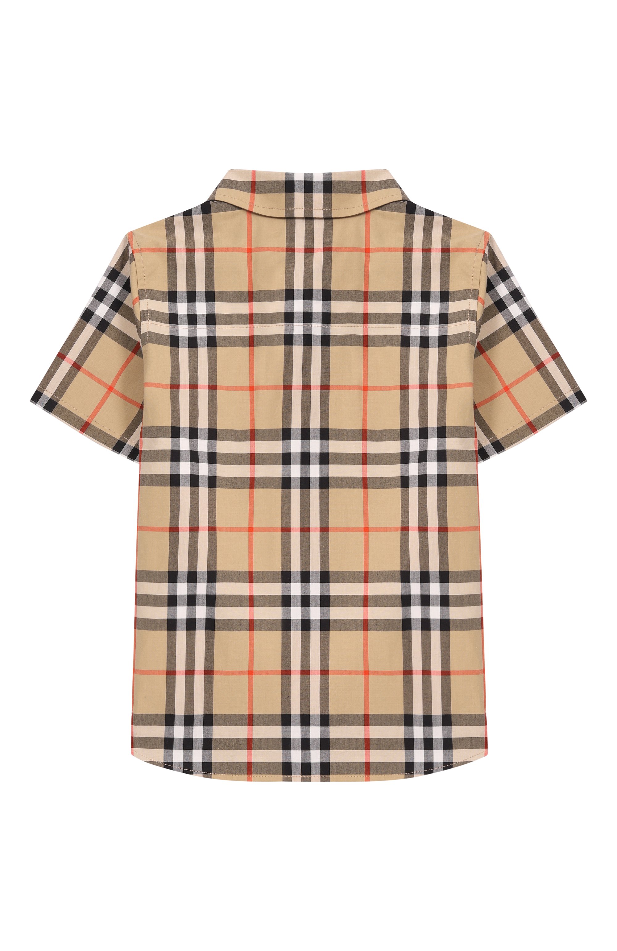 Хлопковая рубашка BURBERRY, арт. 8117145, фото 2