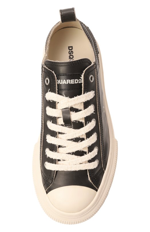 Кожаные кеды Berlin Dsquared2 SNW0465/11508296 Чёрный  SNW0465/11508296 Фото 6