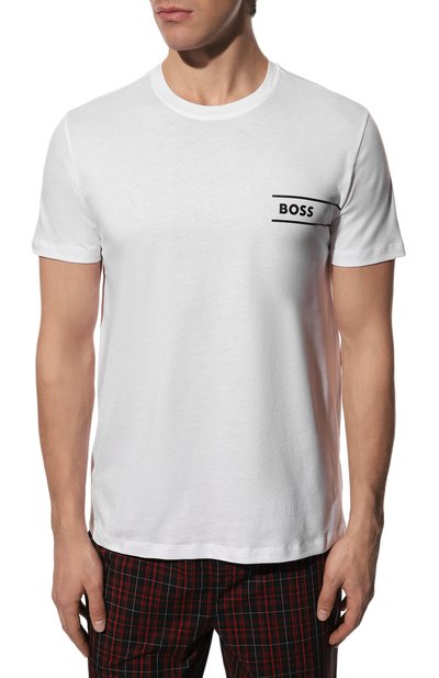 Хлопковая футболка BOSS, арт. 50483644, фото 3
