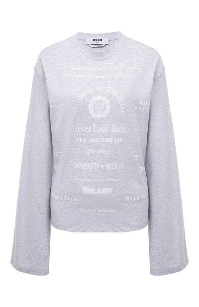 Хлопковый лонгслив MSGM, арт. 3541MDM113/237796, фото 1