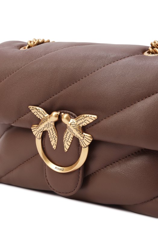 Сумка Love Puff mini Pinko 100039/A0F2 Коричневый  100039/A0F2 Фото 3