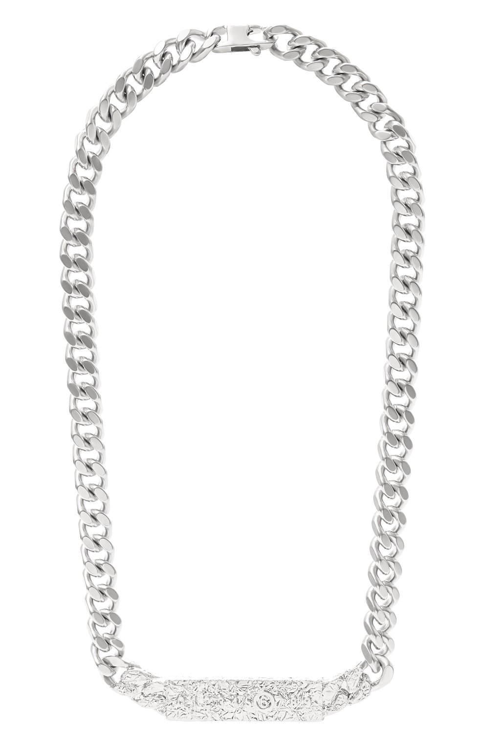 Цепь MM6 серебряного цвета по цене 42400 руб., арт. SM7UU0062 P6622, фото 1 Цепь MM6, арт. SM7UU0062 P6622, фото 1