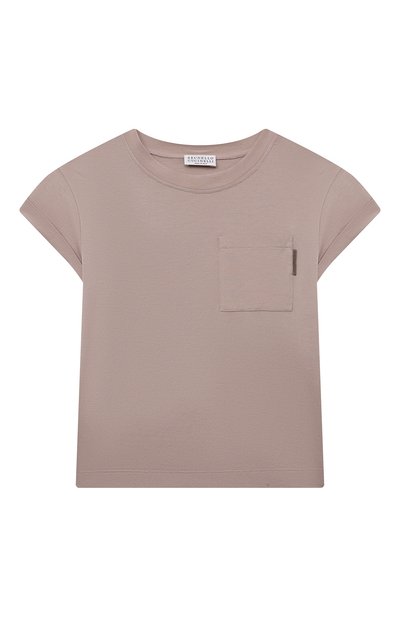 Хлопковая футболка BRUNELLO CUCINELLI, арт. B0A45T047B, фото 1