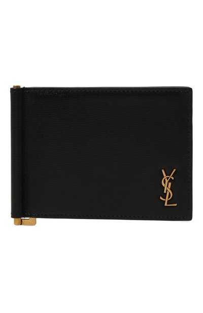 Кожаный зажим для купюр SAINT LAURENT, арт. 607738/02G0W, фото 1