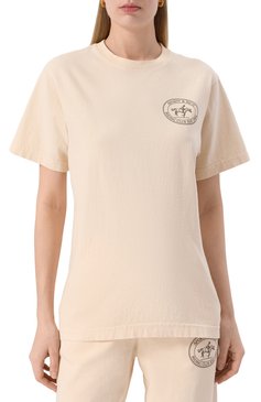 Хлопковая футболка SPORTY AND RICH, арт. T0043612244CR01, фото 3