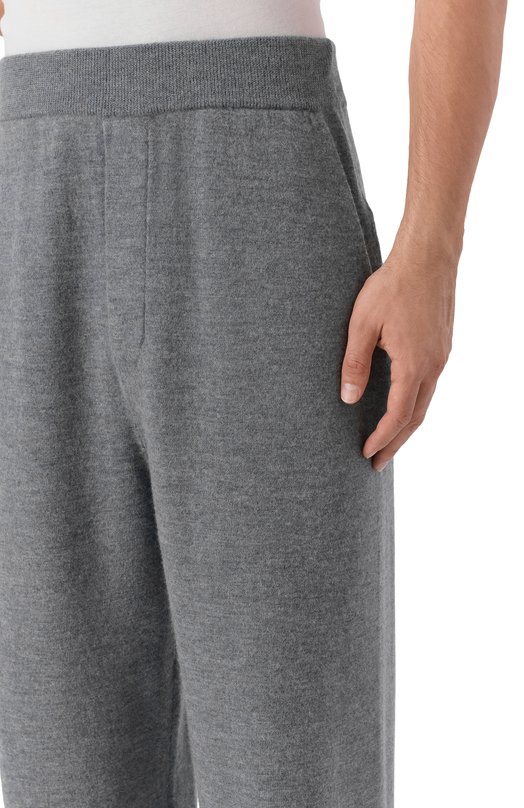 Шерстяные брюки Dsquared2 S74KB1034/D13152 Серый  S74KB1034/D13152 Фото 5