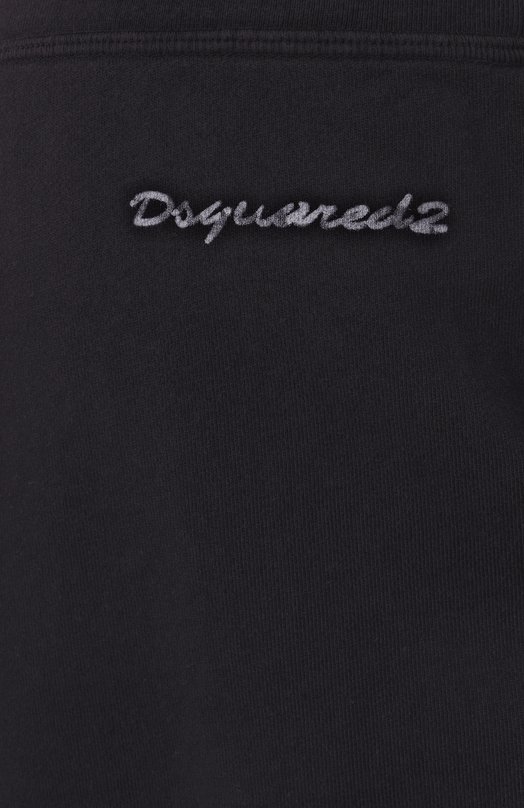 Хлопковые шорты Dsquared2 S72MU0529/S25462 Чёрный  S72MU0529/S25462 Фото 6