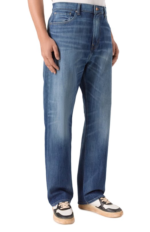 Джинсы Easy straight 7 For All Mankind 7T5H0A56-23E Синий  7T5H0A56-23E Фото 3