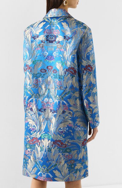 Пальто из смеси шелка и льна DRIES VAN NOTEN, арт. 201-10276-9053, фото 4