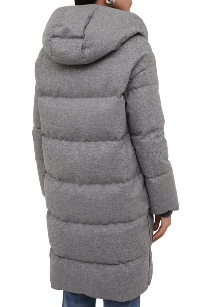 Пуховик HERNO серого цвета по цене 105000 руб., арт. PI173DL/33297, фото 4 Пуховик HERNO, арт. PI173DL/33297, фото 4