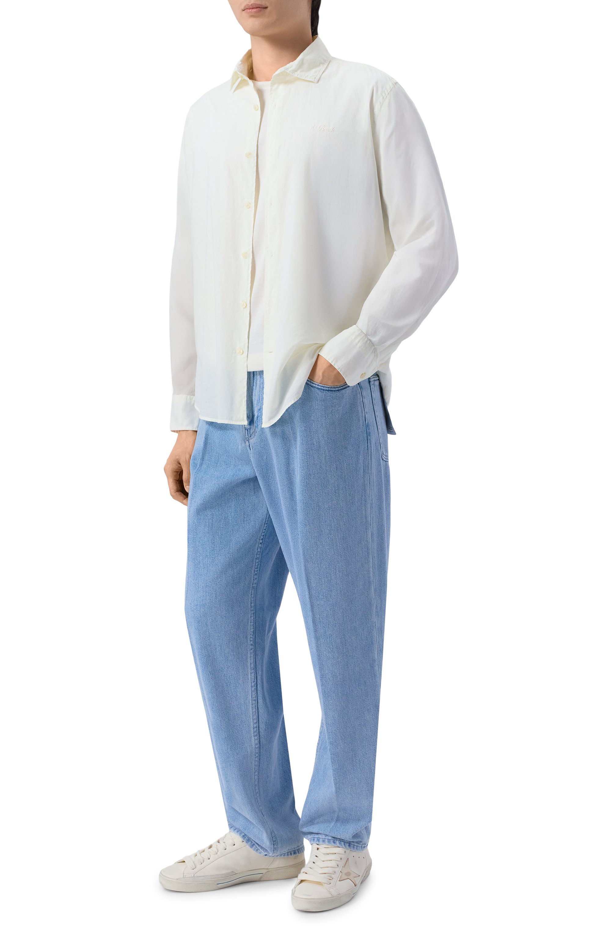 Хлопковая рубашка MC2 SAINT BARTH, арт. LCM0001-00095L/CHEMISE ICE, фото 2