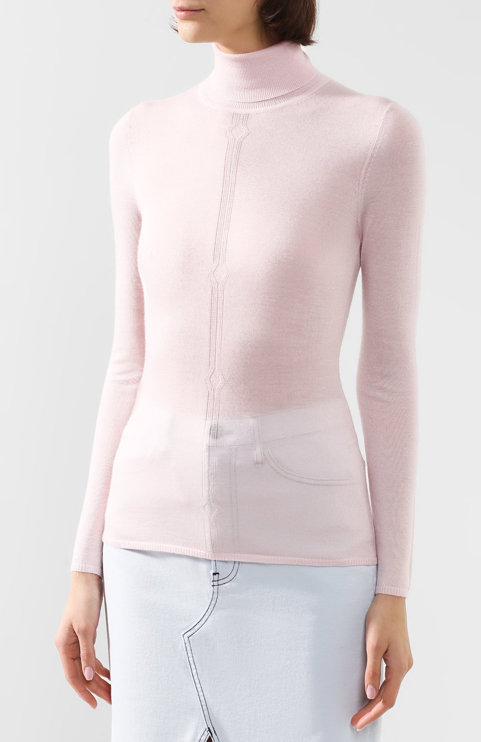 Водолазка из смеси кашемира и шелка GABRIELA HEARST, арт. 320903 A003, фото 3