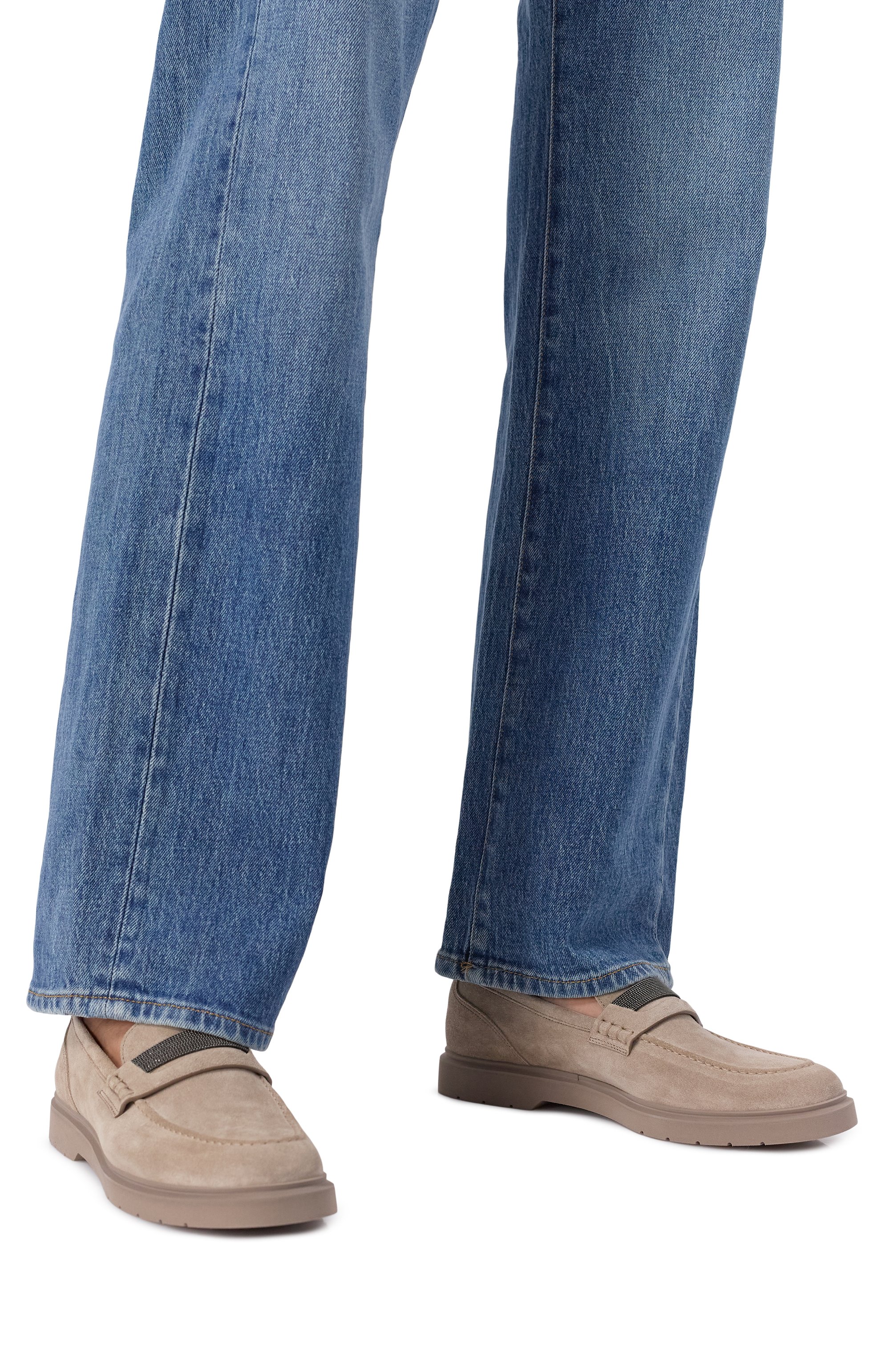 Замшевые пенни-лоферы BRUNELLO CUCINELLI, арт. MZSFG2370P, фото 2